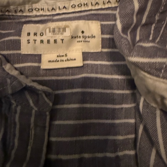 Kate Spade ♠️ Striped Romper - Picture 3 of 3